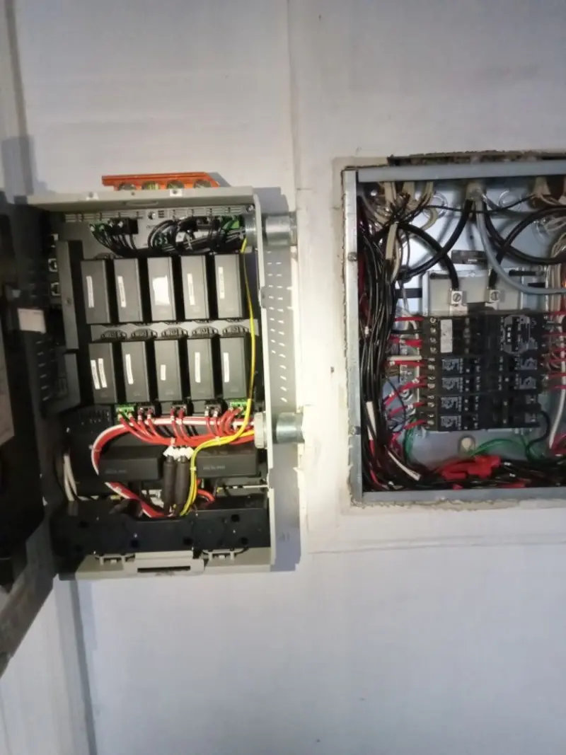 Electrical panel upgrade completed for Security Camera Wiring in Citrus Heights